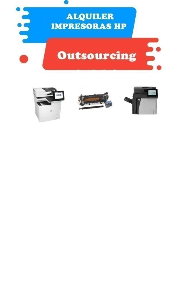 Alquiler Impresoras hp