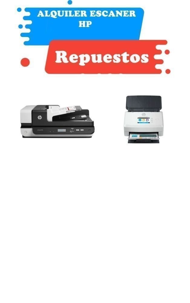 Alquiler escaner hp
