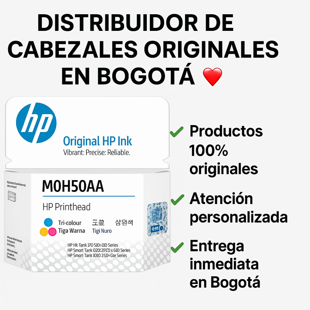 Distribuidor Cabezales hp Bogota